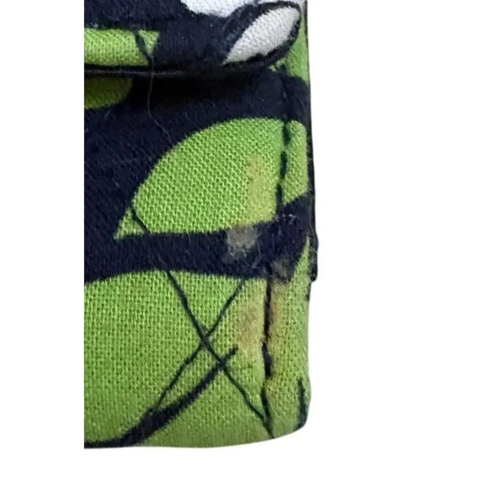 Vera Bradley Floral Blue Green White Small Wallet